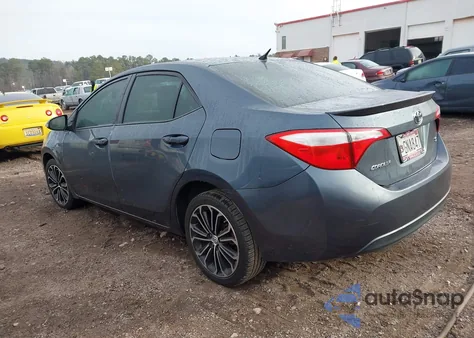 2015 Toyota Corolla S Plus from USA, damaged, VIN 2T1BURHE4FC457281